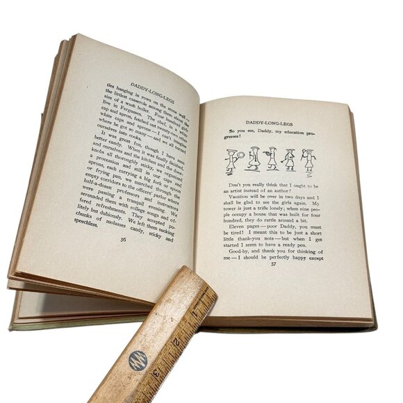 Daddy-Longlegs Jean Webster Book HC 1912 with Photo Scenes from the Play 1919 - Picture 9 of 14